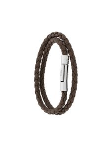 Tod's bracelet multi-tours à design tressé - Marron