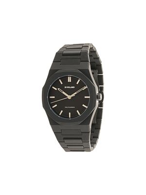 D1 Milano montre PolyCardon Cloudburst 40.5 mm - Noir