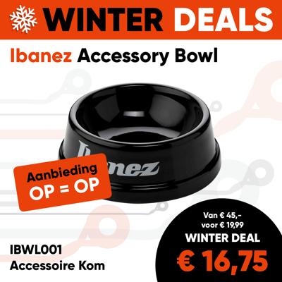 Ibanez IBWL001 Accessory Bowl Accessoire Kom - Aanbieding, op = op Ibanez IBWL001 Accessory Bowl Accessoire Kom - Aanbieding, op = op