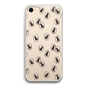 Miauw: iPhone 7 Transparant Hoesje