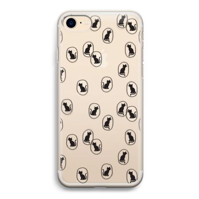 Miauw: iPhone 7 Transparant Hoesje