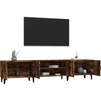 The Living Store TV-meubel - trendy - tv-kast - afmeting- 180x31.5x40cm - ken- gerookt eiken