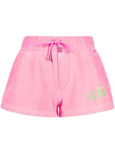 DSQUARED2 short à logo en jacquard - Rose