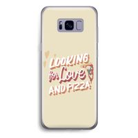 Pizza is the answer: Samsung Galaxy S8 Plus Transparant Hoesje