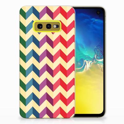 Samsung Galaxy S10e | TPU bumper | Zigzag Multi Color Samsung Galaxy S10e | TPU bumper | Zigzag Multi Color