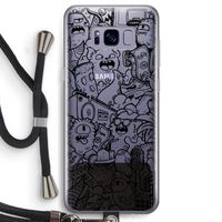 Vexx Black City : Samsung Galaxy S8 Transparant Hoesje met koord