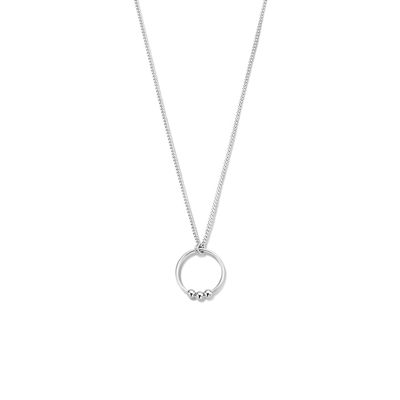 Ketting Rondje zilver 1,0 mm 42 + 3 cm