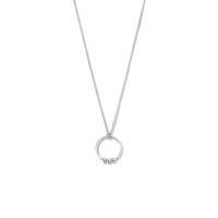 Ketting Rondje zilver 1,0 mm 42 + 3 cm