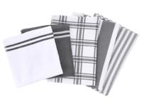 W5 Keukendoeken set 5-delig (Grijs/wit)