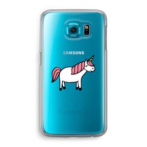 Eenhoorn: Samsung Galaxy S6 Transparant Hoesje