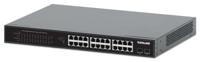 Intellinet 24-Port Gigabit Ethernet PoE+ Switch mit 2 SFP-Ports PoE-Strombudget 370 W 19 19 netwerk switch 10 / 100 / 1000 MBit/s IEEE 802.3af (15.4 W), IEEE