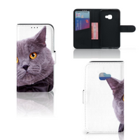 Samsung Galaxy Xcover 4 | Xcover 4s Telefoonhoesje met Pasjes Kat