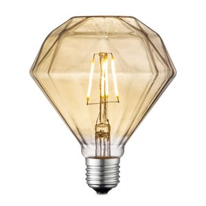 Home sweet home LED lamp Diamond E27 6W dimbaar - amber