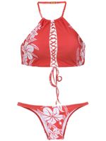 Amir Slama printed bikini set - Rouge