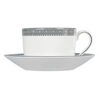 WEDGWOOD - Vera Wang Lace Platinum - Theekop&schotel 0,15l WEDGWOOD - Vera Wang Lace Platinum - Theekop&schotel 0,15l