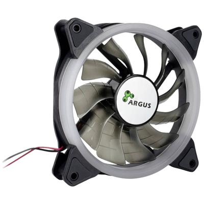 Inter-Tech Argus RS-051 RGB CPU-koellichaam met ventilator Zwart (b x h x d) 120 x 25 x 120 mm