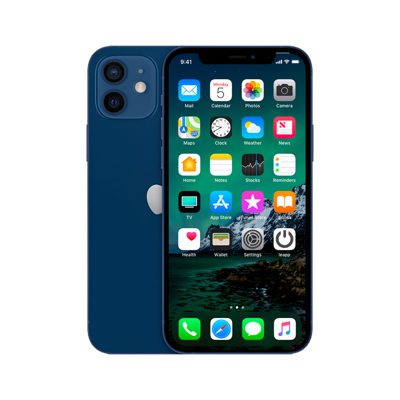 Refurbished iPhone 12 Mini 64 GB Blauw Gebruikt