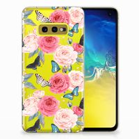Samsung Galaxy S10e TPU Case Butterfly Roses