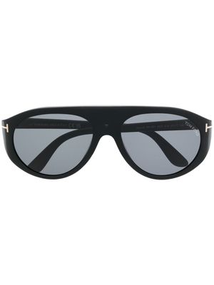 TOM FORD Eyewear lunettes de soleil à monture ronde - Noir