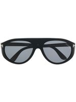 TOM FORD Eyewear lunettes de soleil à monture ronde - Noir