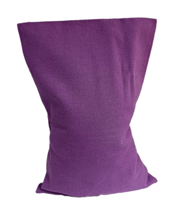 Ecologisch Kersenpitkussen-hoes - losse wasbare kussensloop voor kersenpitkussen 20x30 (Kleur: Paars)