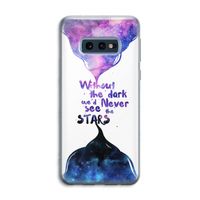 Stars quote: Samsung Galaxy S10e Transparant Hoesje