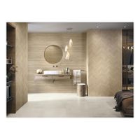 Baldocer Cerámica Larchwood Wandtegel | 40x120 cm | Gerectificeerd | Houtlook | Mat Beige