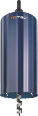 Rotec Dakdoorvoerboor 110x300mm 3-4tpi incl.boor +6kt adapter - 5294110