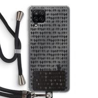 Crazy shapes: Samsung Galaxy A12 Transparant Hoesje met koord