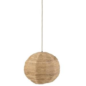 J-Line hanglamp Bol Bananenbladeren - jute - naturel - large