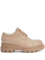 Giuseppe Zanotti chaussures en cuir Lapley à lacets - Gris