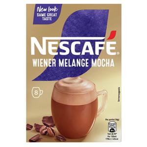 Nescafé Gold - Wiener Melange Mocha Oploskoffie - 8 zakjes