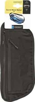 Cocoon Secret Waist Wallet / Silk Moneybelt Black