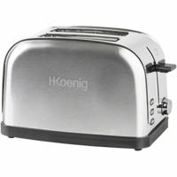 Broodrooster H.Koenig Toas7 850 W Zilverkleurig