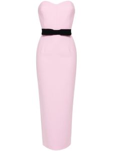 The New Arrivals Ilkyaz Ozel robe-bustier à coupe mi-longue - Rose