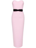 The New Arrivals Ilkyaz Ozel robe-bustier à coupe mi-longue - Rose