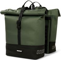 UrbanProof rolltop dubbele fietstas 38 liter groen