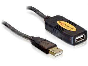 DeLOCK 82446 USB-kabel USB 2.0 10 m USB A Zwart