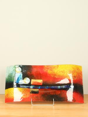 Glazen schaal Desert, 56 cm