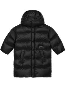 Dolce & Gabbana Kids doudoune à capuche - Noir