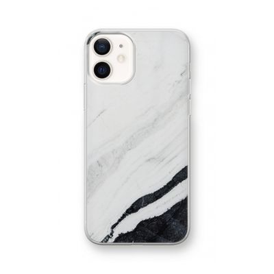 Elegante marmer: iPhone 12 Transparant Hoesje