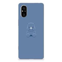 Sony Xperia 5 V Telefoonhoesje met Naam Baby Rhino