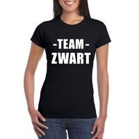 Sportdag team zwart shirt dames - thumbnail