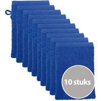 The One Voordeelpakket Washandjes Royal Blue - 10 stuks - thumbnail