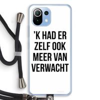 Meer verwacht: Xiaomi Mi 11 Lite Transparant Hoesje met koord