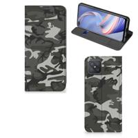 OPPO Reno4 Z 5G | Hoesje met Magneet | Army Light