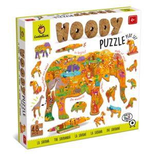 Ludattica Woody Puzzel Savanne | 48 stukjes