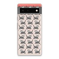 Zwarte poes: Google Pixel 6 Transparant Hoesje