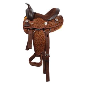 Pagony Westernzadel Rawhide bruin maat:10