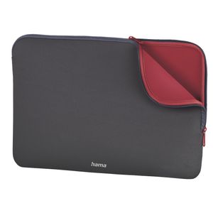 Hama Laptophoes Neoprene Geschikt voor max. (laptop): 43,9 cm (17,3) Grijs, Rood